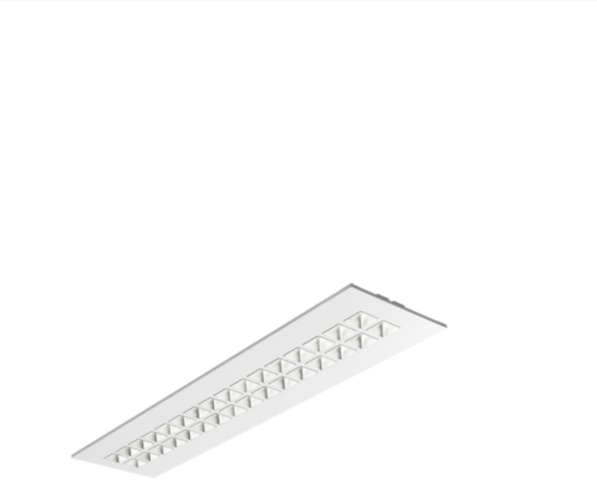 Optic Louver Recessed 300×1200 — DALI-2